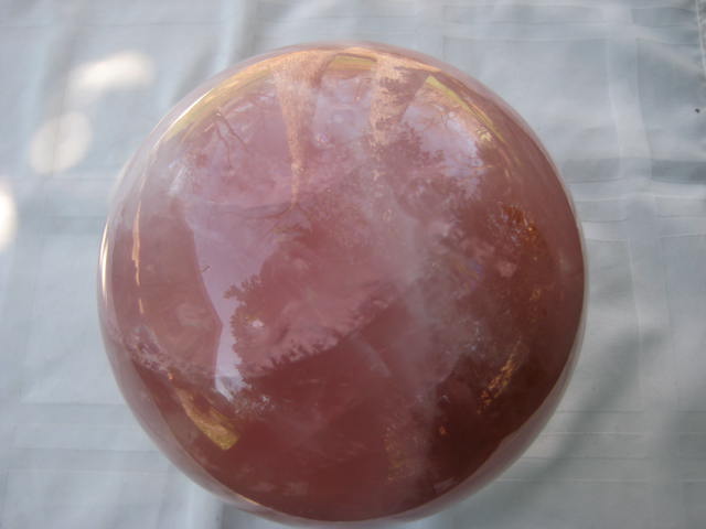 Rose Quartz Sphere from Madagascar 4230